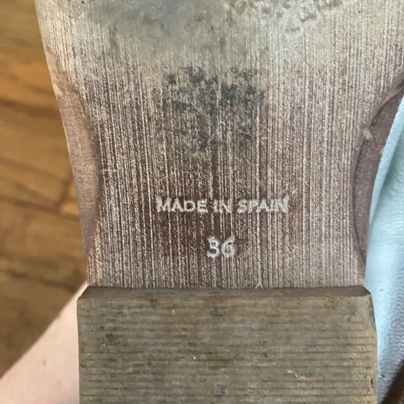 free people Mont Blanc Silver Cutout Sandals, Size EU 36/US 6 - Picture 10 of 11